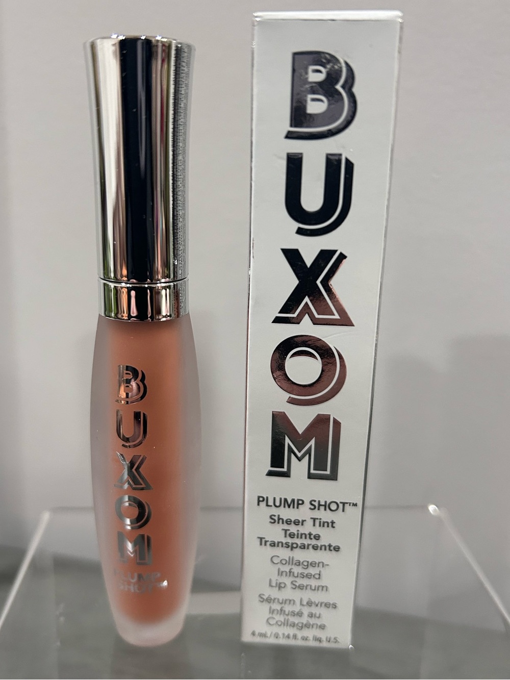 BUXOM Plump Shot Sheer Tint Collagen Infused Lip Serum - Get Naked